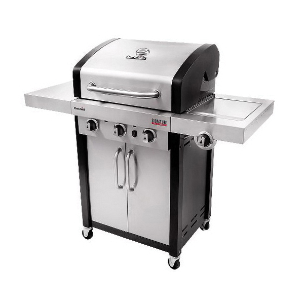 Char-Broil Tru-Infrared Signature 463367016 Gas Grill, 25,500 Btu BTU, Liquid Propane, 3 -Burner, Steel Body