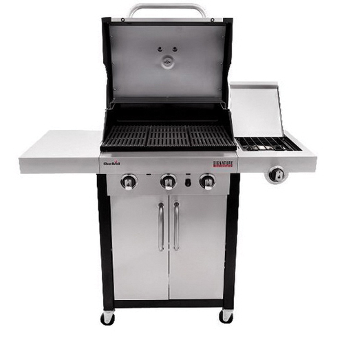 Char-Broil Tru-Infrared Signature 463367016 Gas Grill, 25,500 Btu BTU, Liquid Propane, 3 -Burner, Steel Body