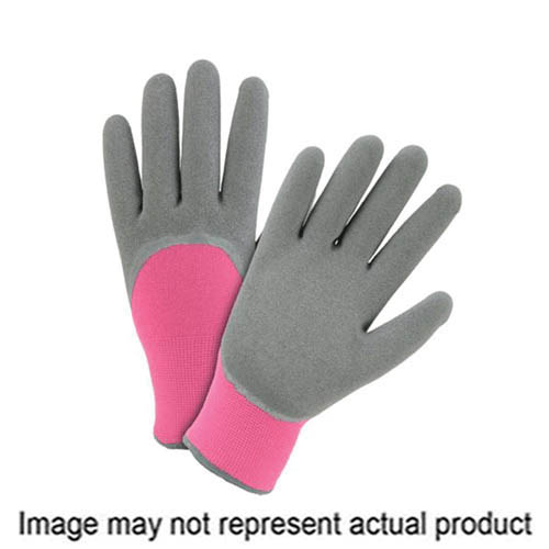 93056/M Gloves, Men's, M, Elastic Knit Wrist Cuff, Nitrile Coating, Polyester Glove, Black/Blue