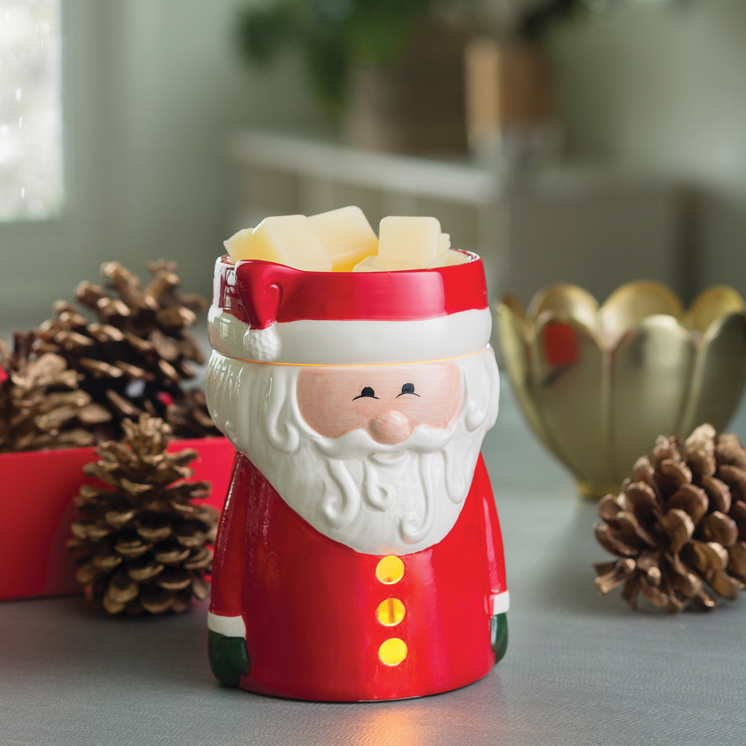 Candle Warmers RWSAN Santa Claus Illumination Fragrance Warmer