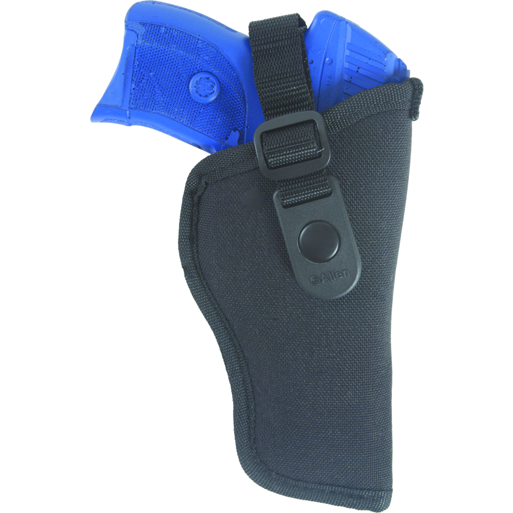 Allen 44807 Gun Holster, For: 3-1/2 to 4 in Barell Length Semi-Automatic Guns, Black, Right Hand, Polyester