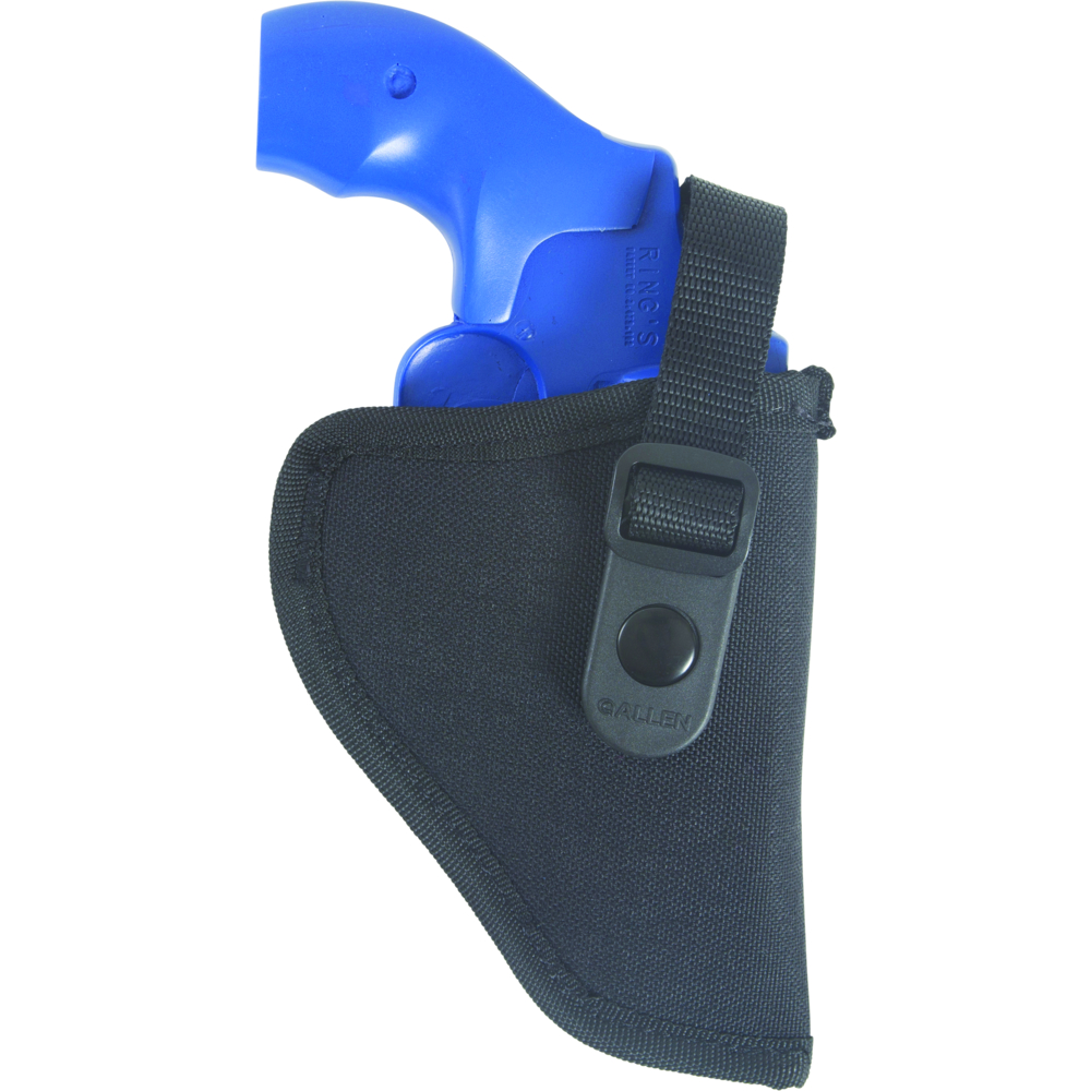 Allen 44807 Gun Holster, For: 3-1/2 to 4 in Barell Length Semi-Automatic Guns, Black, Right Hand, Polyester