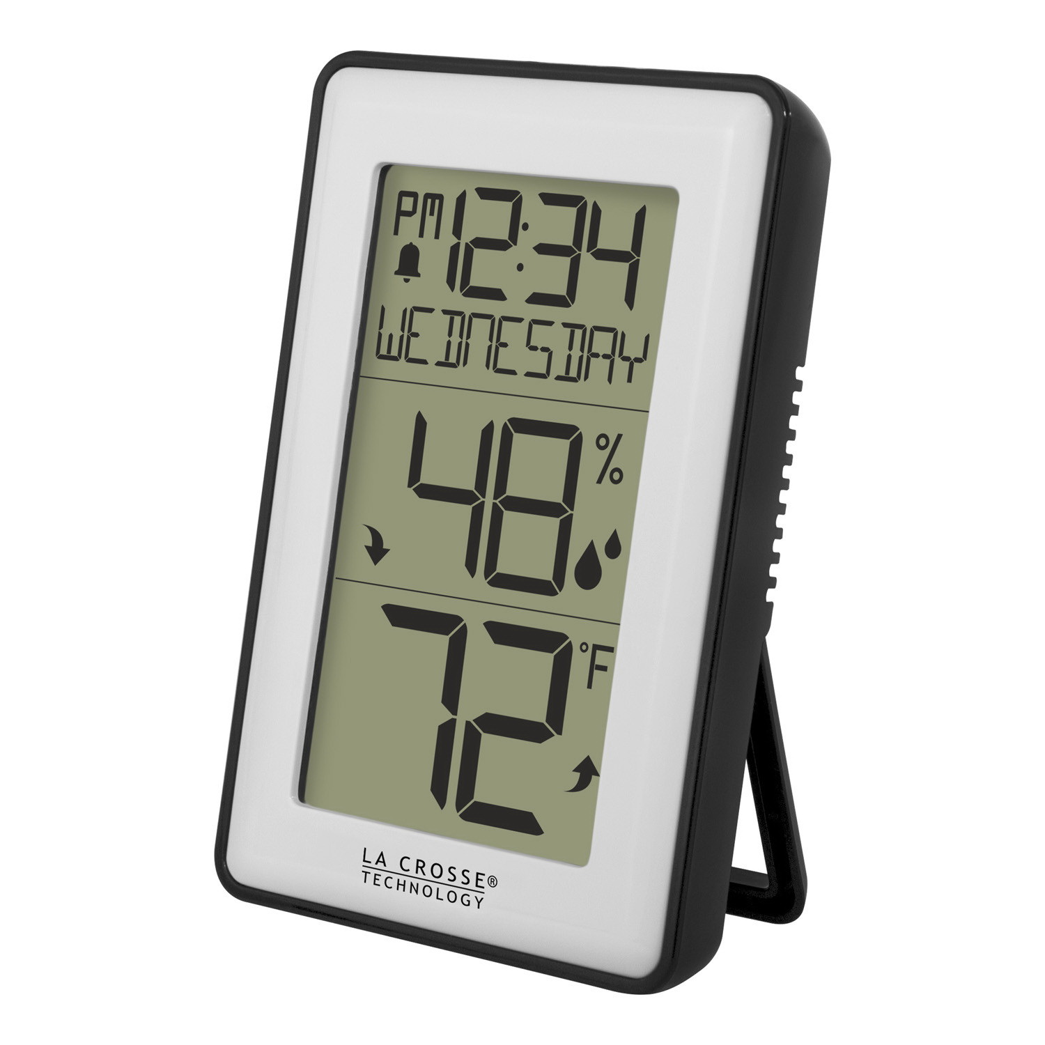 La Crosse 308-1911 Weather Station, Battery, 32 to 122 deg F, 10 to 99 % Humidity Range, Digital Display