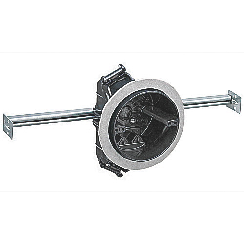 Carlon FN-426-CV-BH Ceiling Fixture Vapor-Tight Box, 4 in W, 2-3/4 in D, 4 in H, 1 -Gang, Polycarbonate, Black