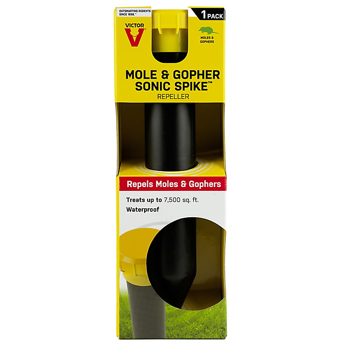Victor M9012-1 Animal Repellent, Waterproof, Repels: Gopher, Mole