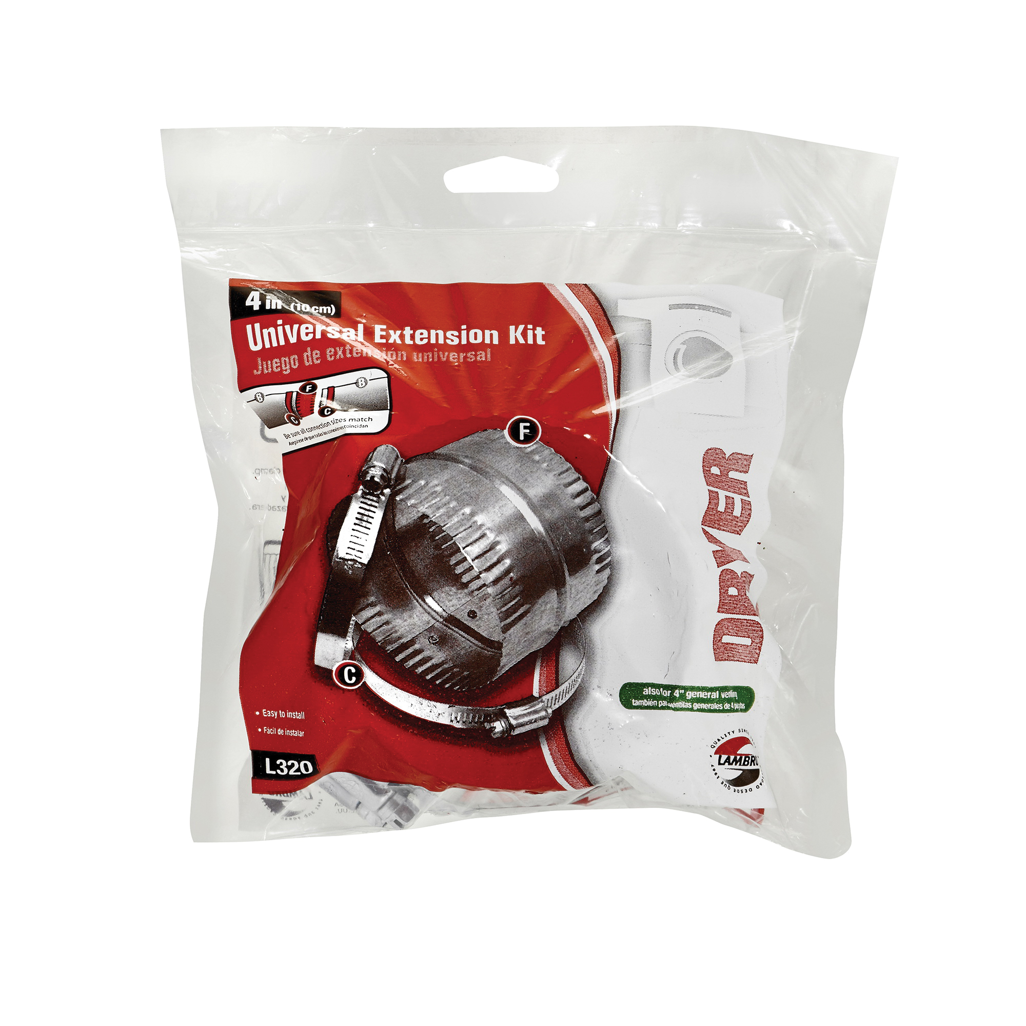 Lambro 320L Duct Extension Connector Kit