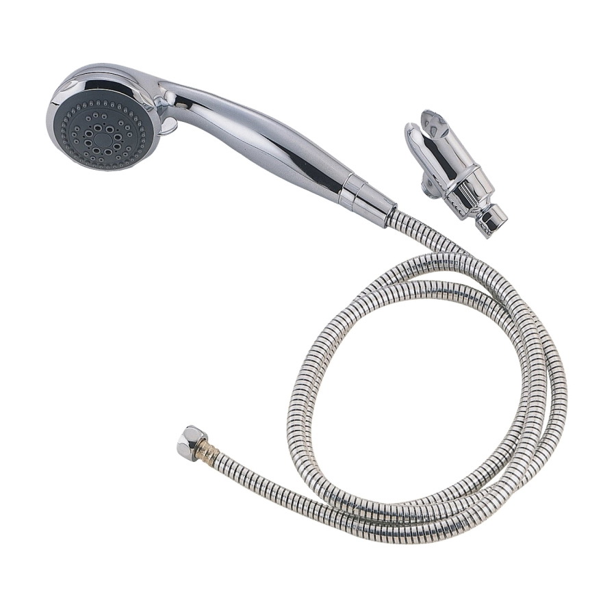 S2254G22CP, Hand-Held Shower Head, 1.75 (6.6) 80 gpm (L/MIN) psi, 1/2-14 NPT Connection, Threaded, PVC, Chrome
