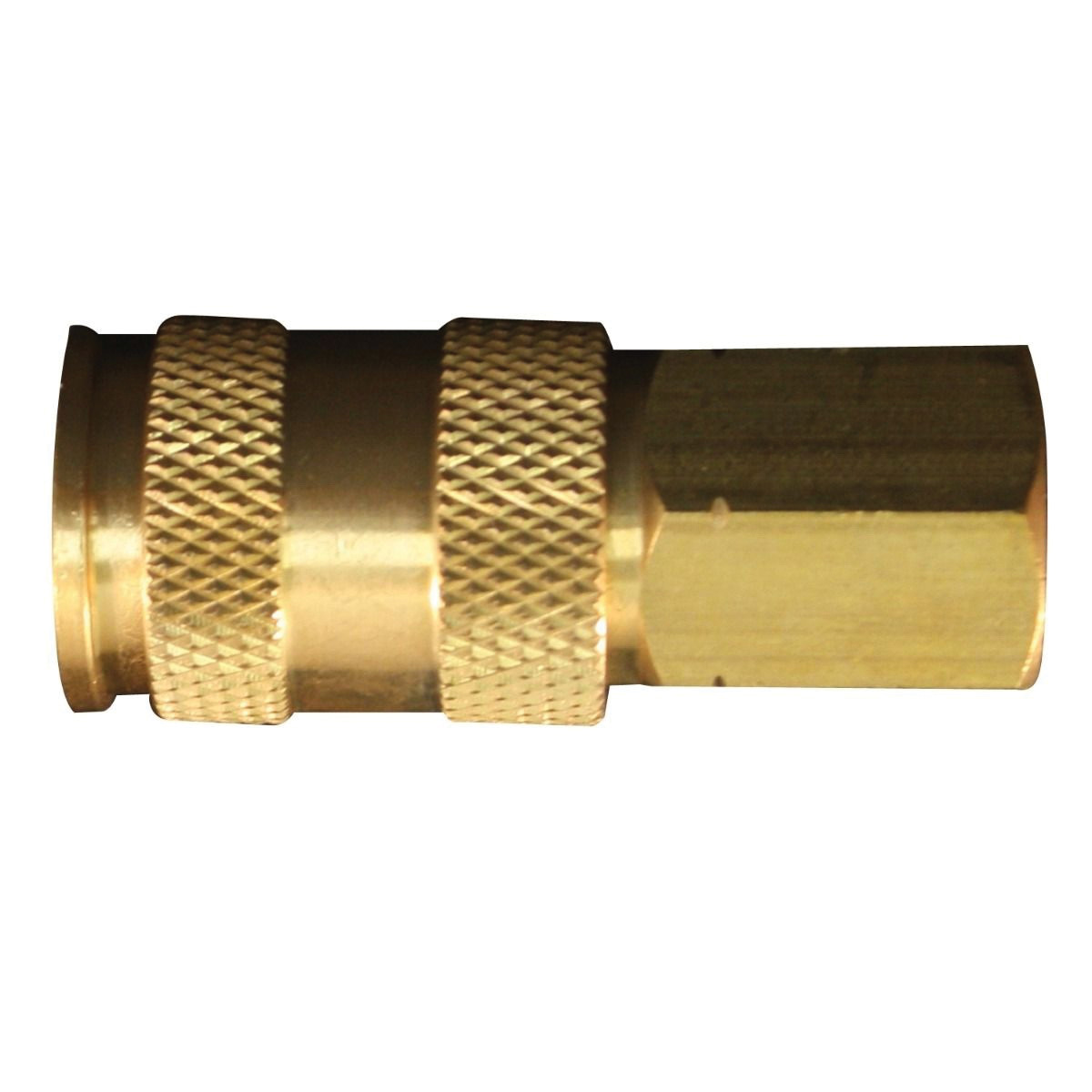 Milton S-764 High-Flow Coupler, 1/4 in, FNPT, Brass