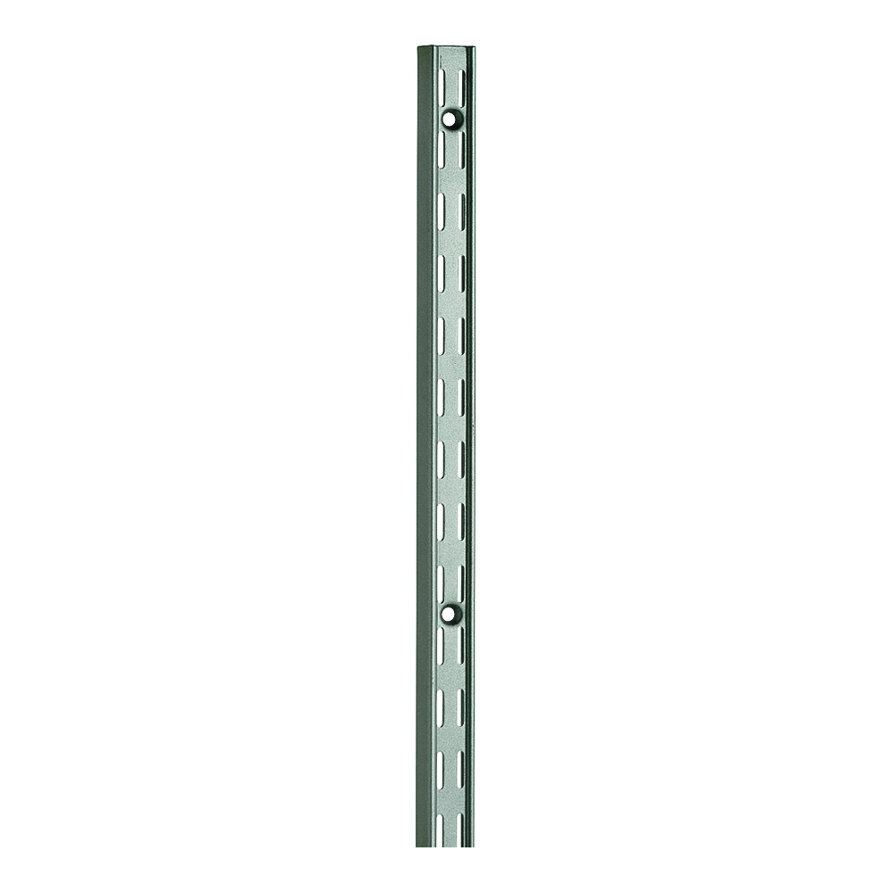 Knape & Vogt 82 TI 63 Shelf Standard, 450 lb, 14 ga Thick Material, 1-1/16 in W, 63 in H, Steel, Titanium