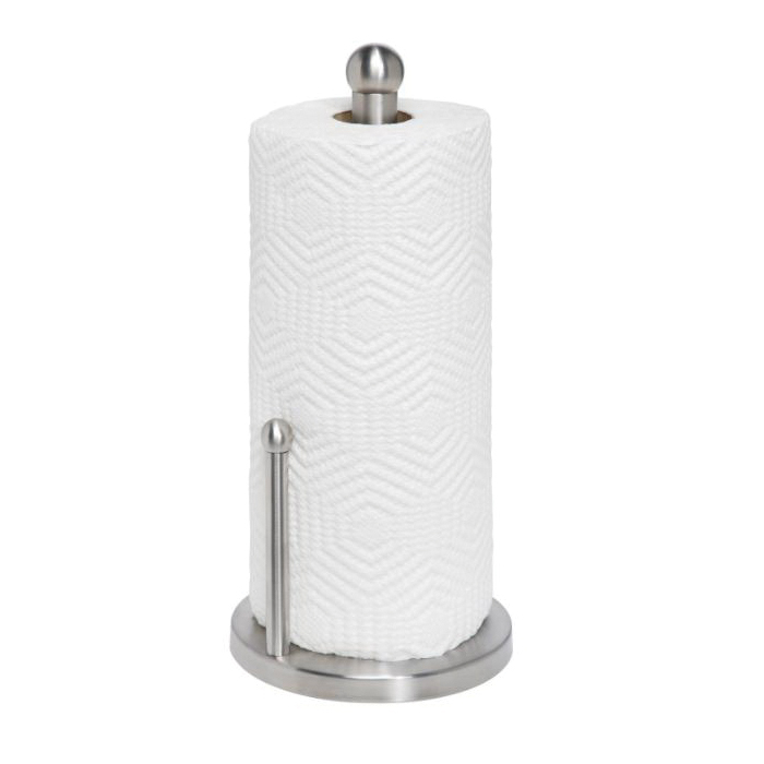 Honey-Can-Do KCH-01077 Paper Towel Holder, Stainless Steel, Silver