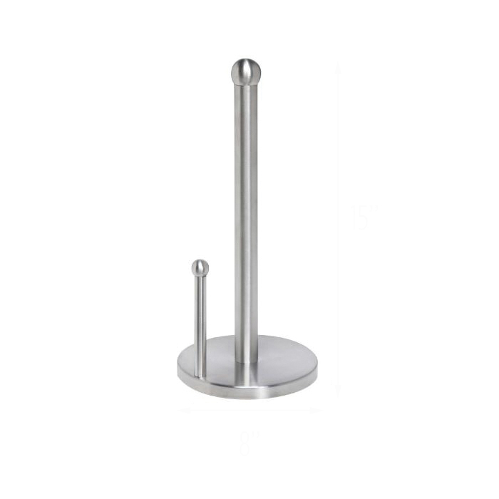 Honey-Can-Do KCH-01077 Paper Towel Holder, Stainless Steel, Silver