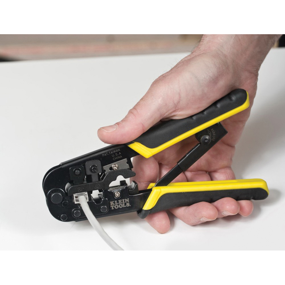 Klein Tools VDV026-212 Twisted Pair Installation Kit with Zipper Pouch, HCS/Polycarbonate Plastics/Stamped Steel/Vinyl