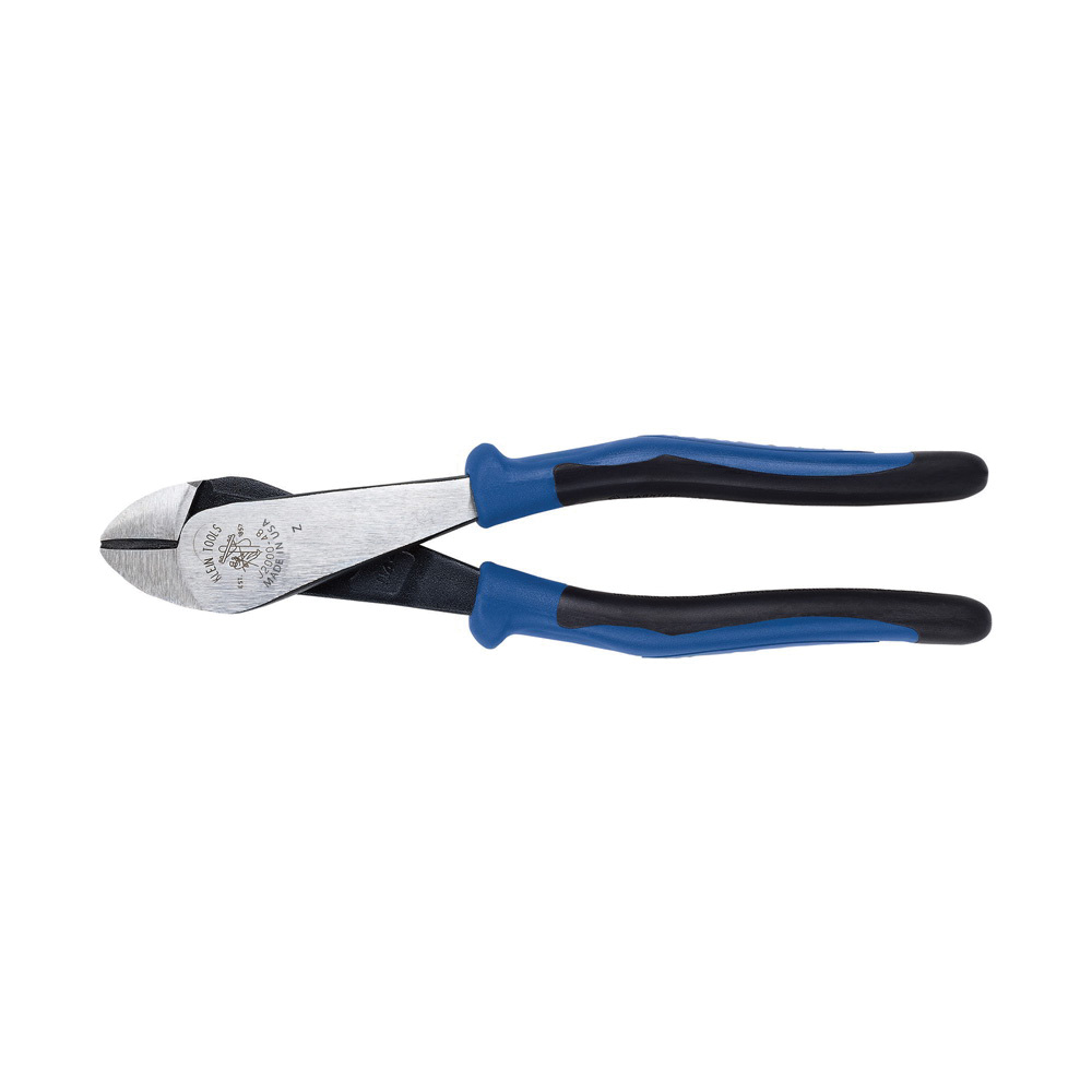 Klein Tools J2000-48 Heavy-Duty Plier, 8-1/8 in OAL, 3/4 in Jaw Opening, Black/Light Blue Handle, Journeyman Handle