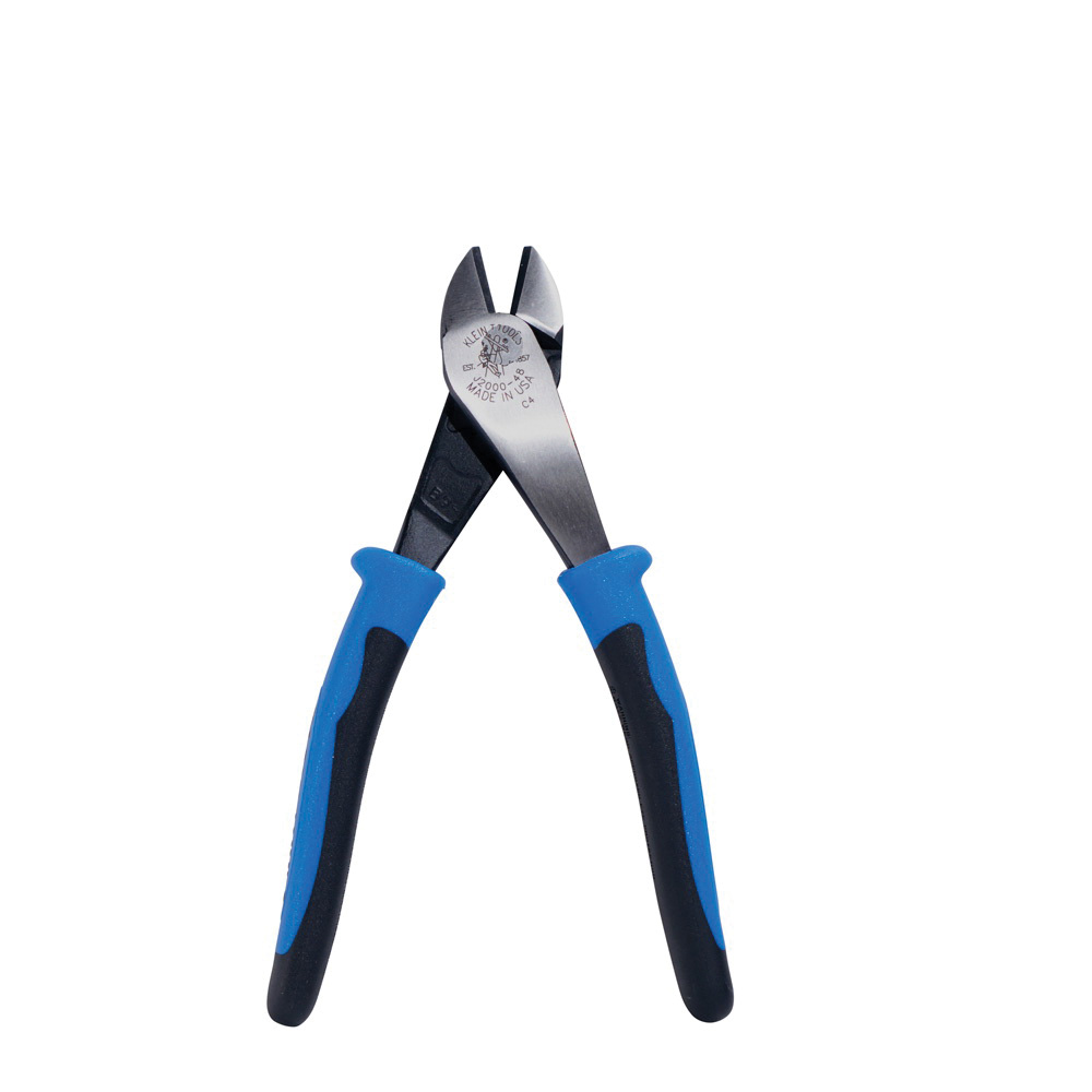 Klein Tools J2000-48 Heavy-Duty Plier, 8-1/8 in OAL, 3/4 in Jaw Opening, Black/Light Blue Handle, Journeyman Handle