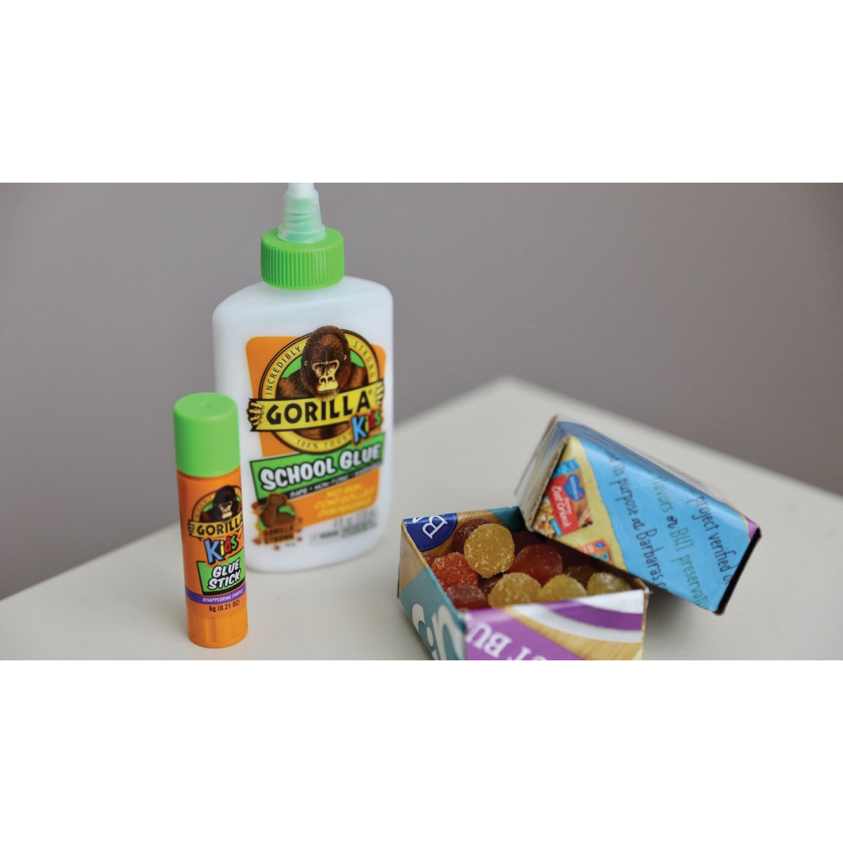 Gorilla 2637801 Kid's Glue Stick, Purple, 20 g Pack