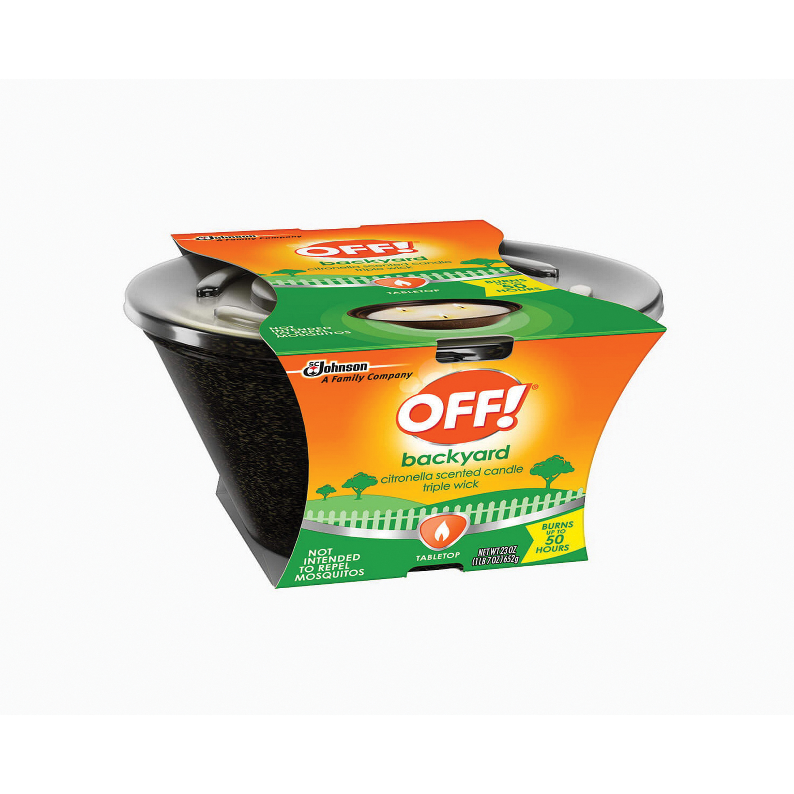 OFF! 71170 Air Freshener Candle, 23 oz Candle, Citronella Fragrance, Up to 50 hr Burning - 3