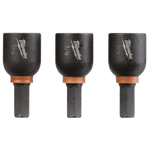 49-66-4516 Nut Driver, 7/16 in Drive, 1-1/2 in OAL, Magnetic