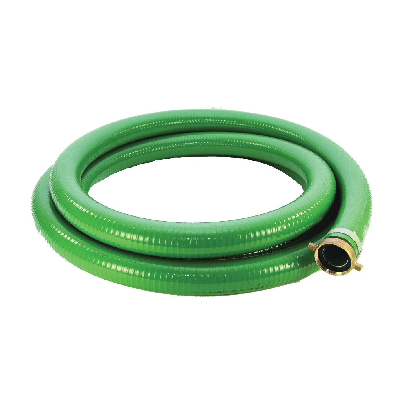 1240-3000-20 Suction Hose, 3 in ID, 20 ft L, Male Thread x Female, PVC