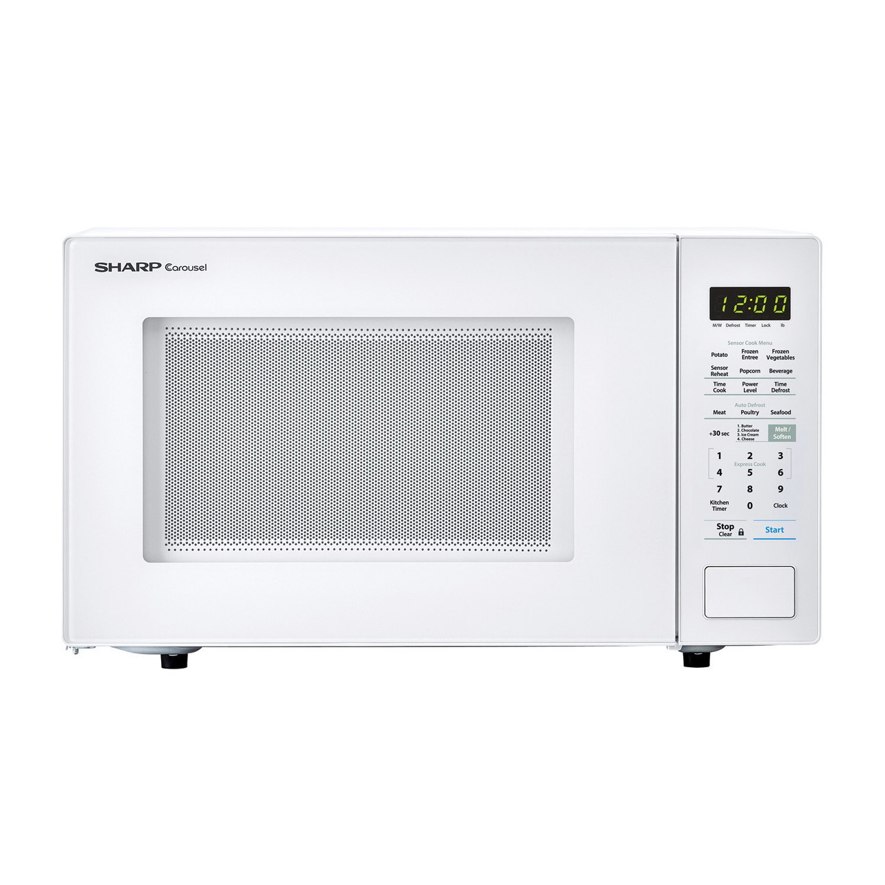 Sharp SMC1441CW Countertop Microwave, 1.4 cu-ft, 1000 W, White