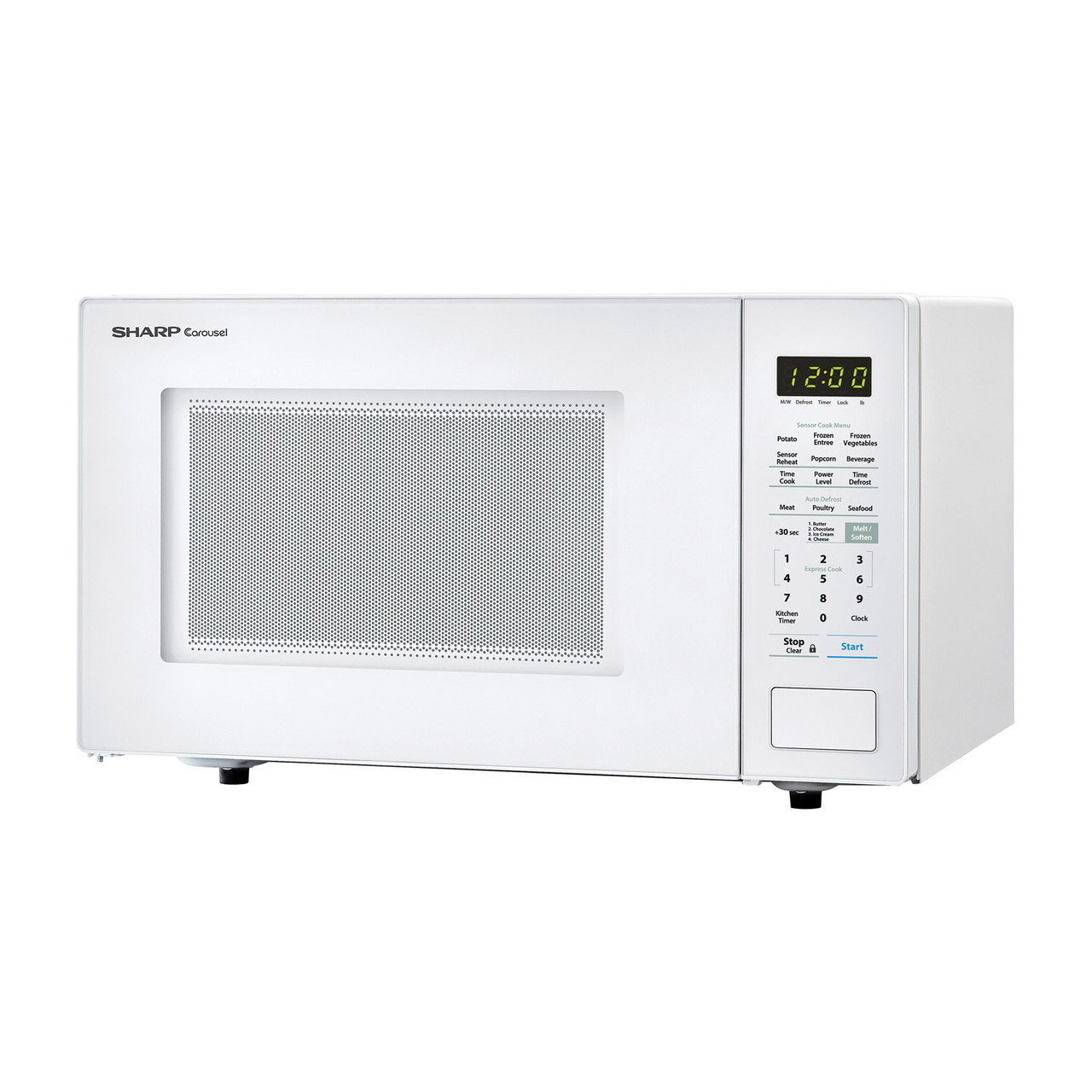 Sharp SMC1441CW Countertop Microwave, 1.4 cu-ft, 1000 W, White