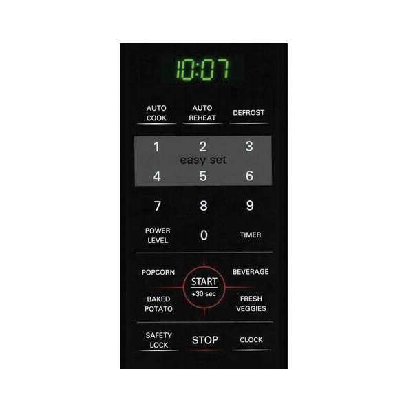 Frigidaire FFCM0724LB Countertop Microwave, 0.7 cu-ft Capacity, 700 W, Black