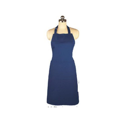 MUkitchen 6002-1955 Adjustable Herringbone Weave Apron, Cotton, Ink Blue, 35 in L