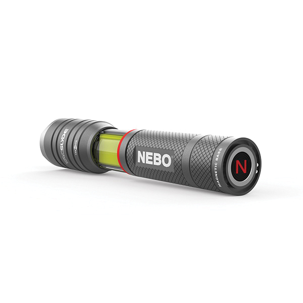 Nebo TAC SLYDE Series 6746 Flashlight, AAA Battery, LED Lamp, 300 Lumens High, 150 Lumens Medium, 30 Lumens Low, Black