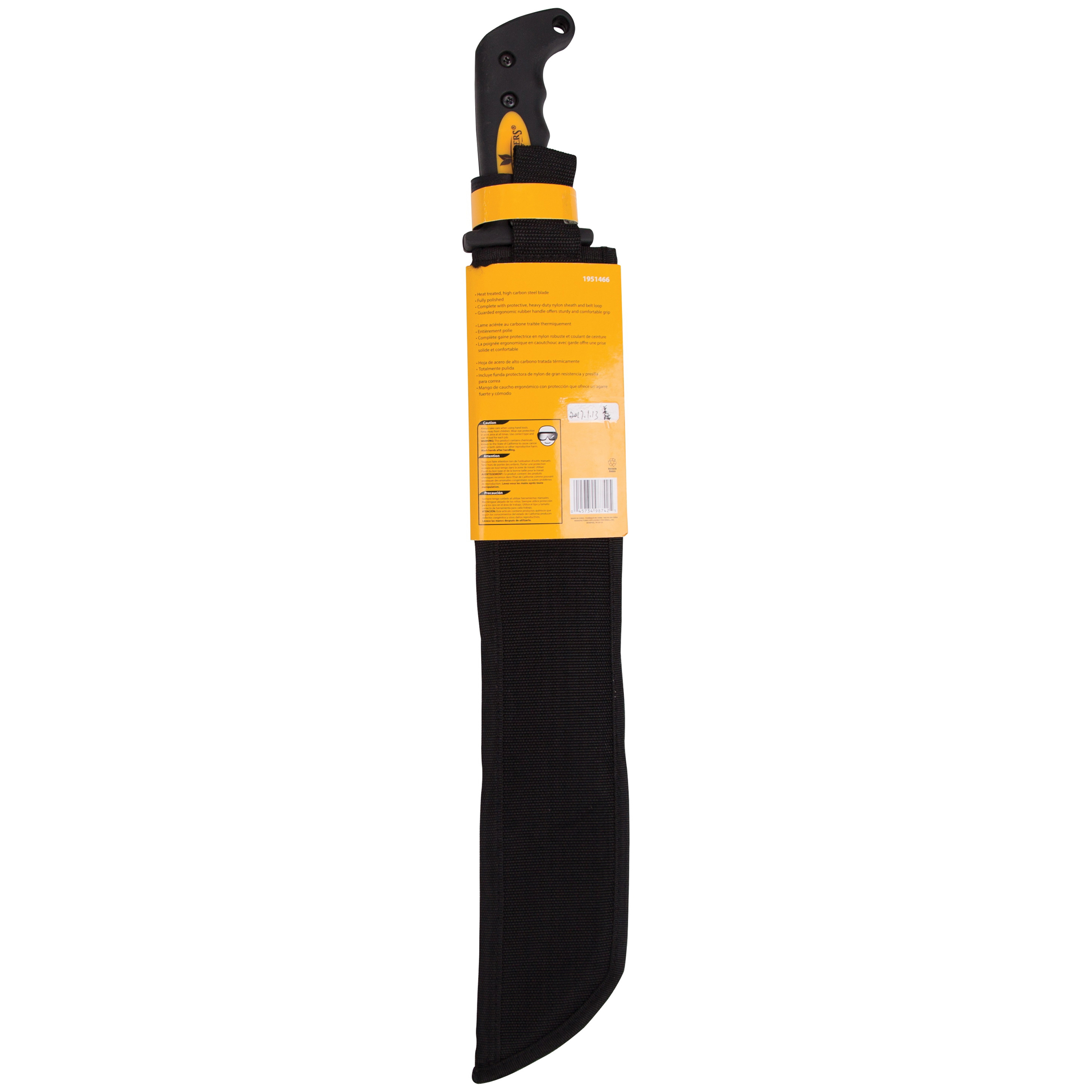 Landscapers Select JLO-006-N3L 18 in Blade, 23-1/2 in OAL, 18 in Blade, High Carbon Steel Blade, Rubber Handle - 3