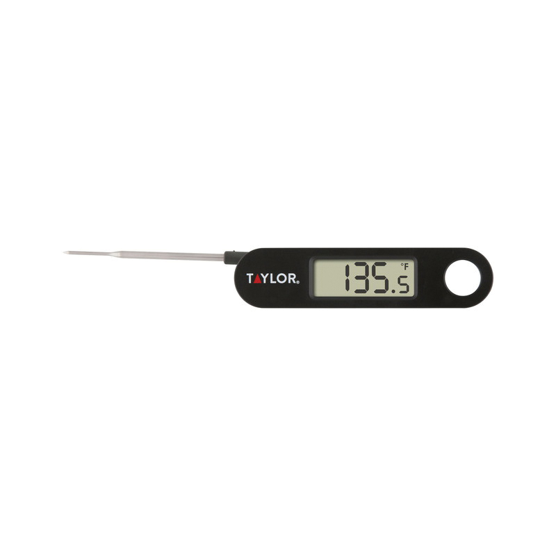 1476 Probe Thermometer,-40 to 230 deg C, LCD Display, Black