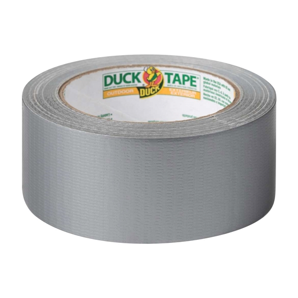 Duck 241635 Duct Tape, 20 yd L, 1.88 in W, Silver - 2
