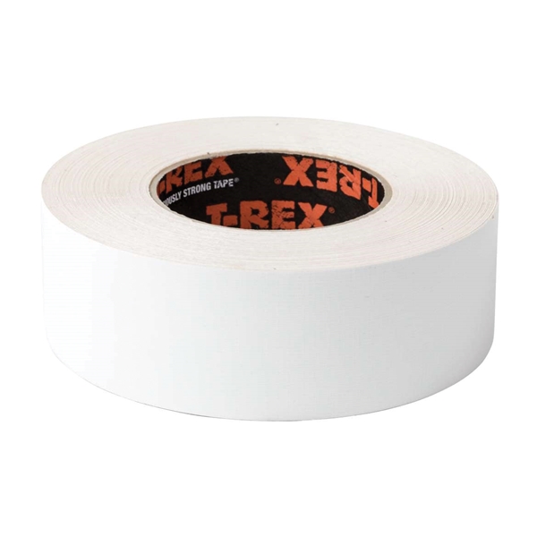 T-Rex 241534 Duct Tape, 30 yd L, 1.88 in W, White - 2