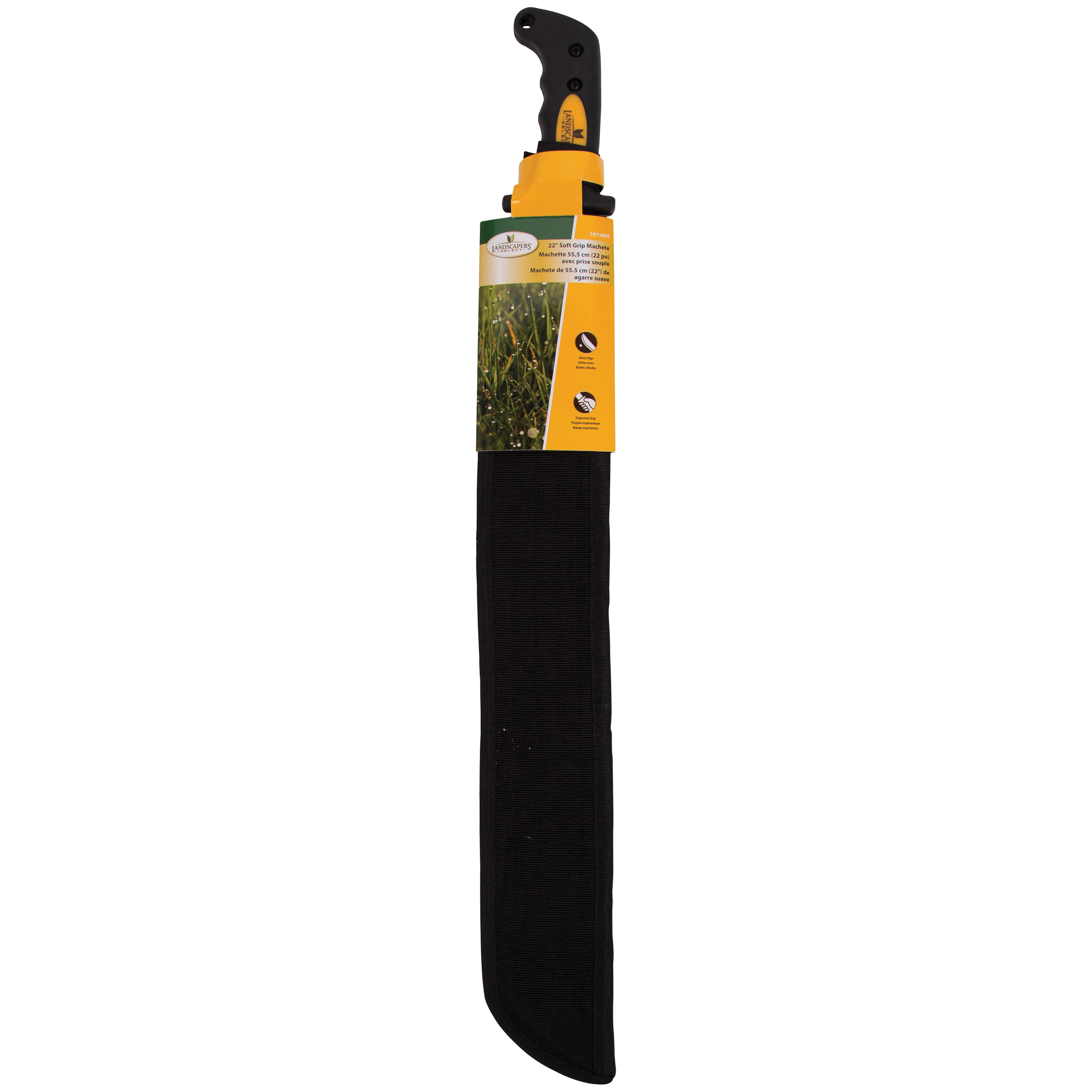Landscapers Select JLO-003-N3L 22 in Blade, 27-1/2 in OAL, 22 in Blade, High Carbon Steel Blade, Rubber Handle - 2