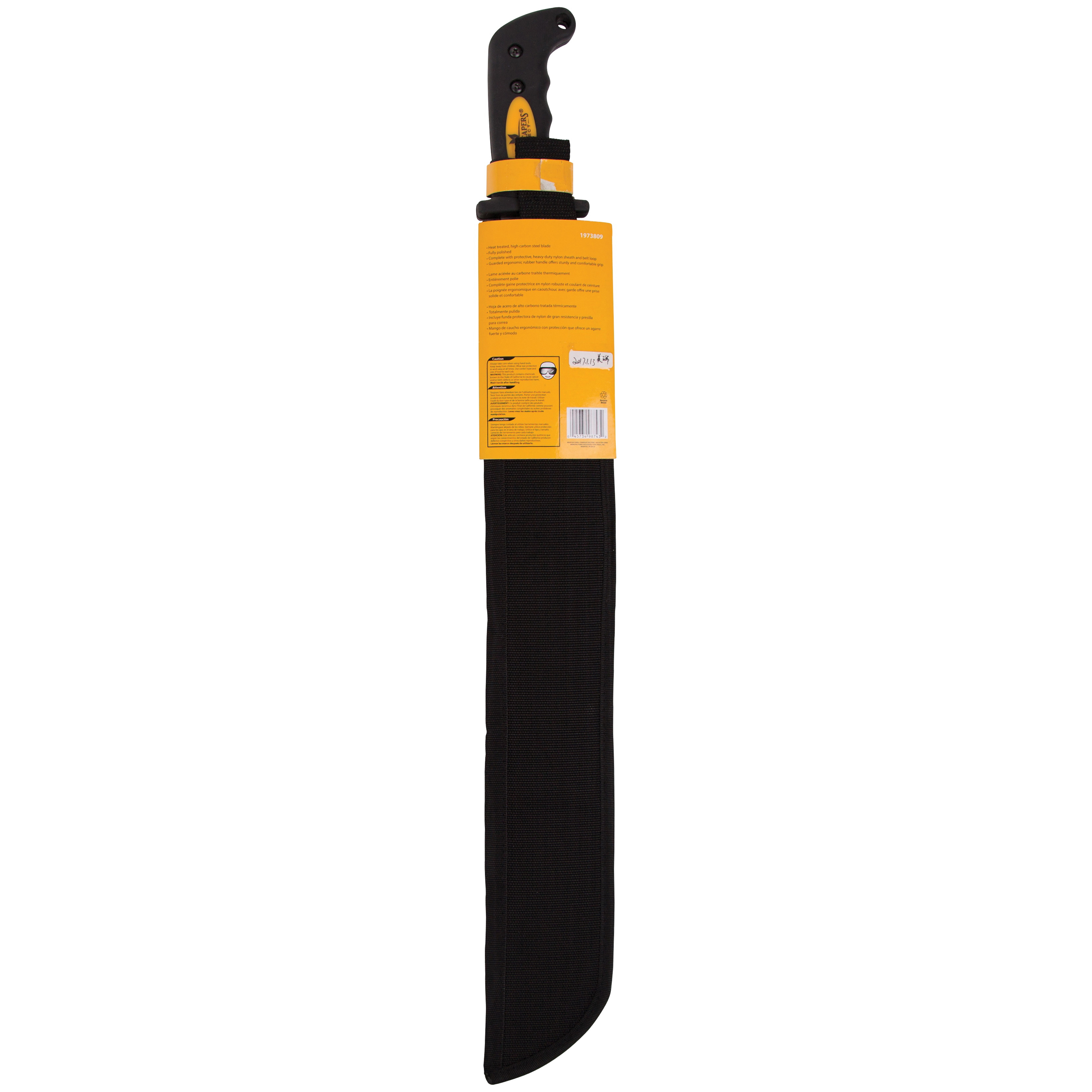 Landscapers Select JLO-003-N3L 22 in Blade, 27-1/2 in OAL, 22 in Blade, High Carbon Steel Blade, Rubber Handle - 3