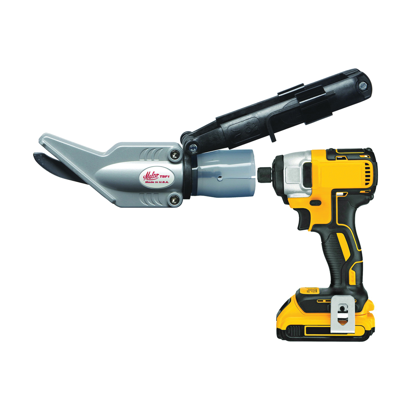 TSF1 Siding Shear Attachment, Steel, For: 14.4 V or Larger Cordless or Standard A/C Power Drills