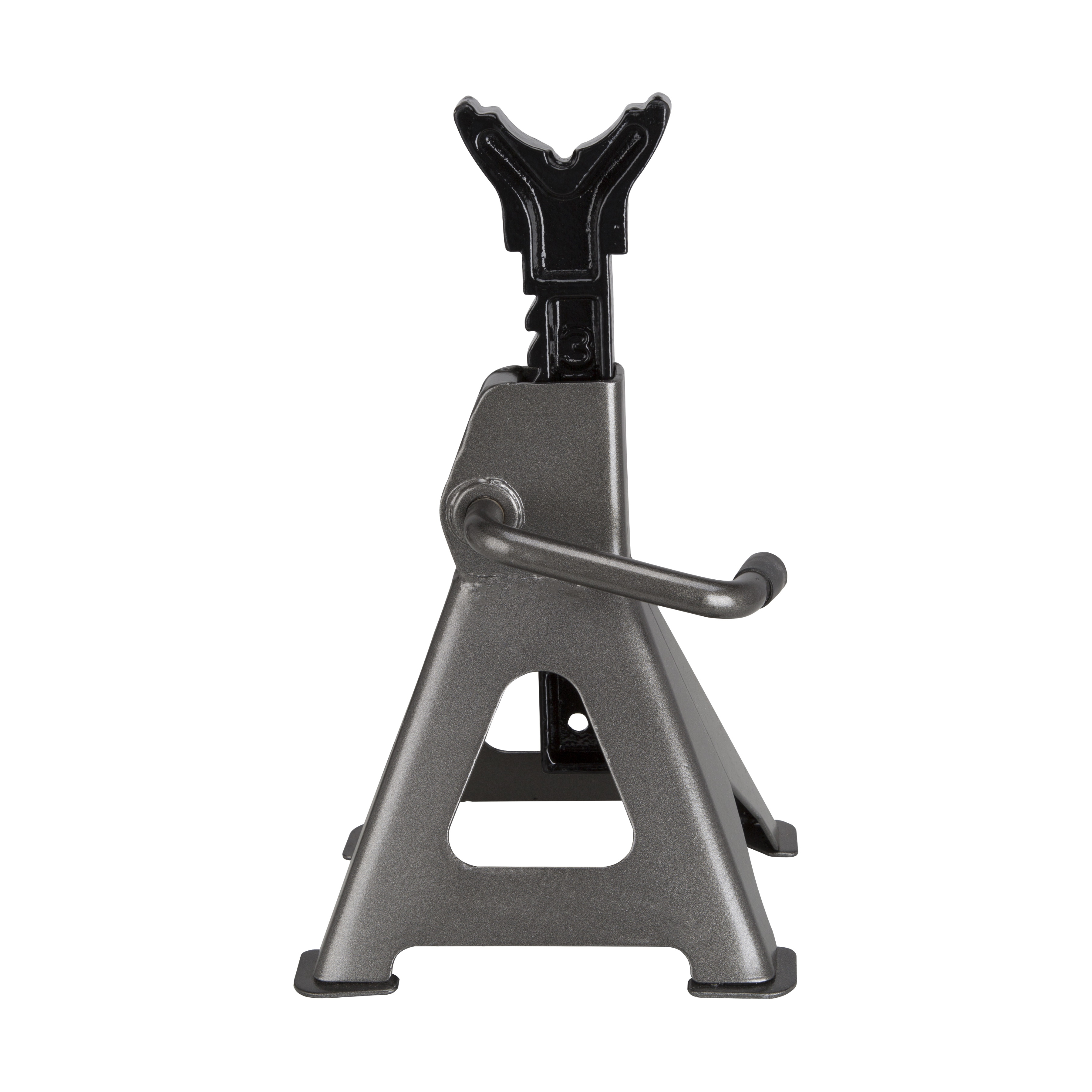 T210103 Jack Stand, 3 ton, 12 to 17-5/8 in Lift, Steel, Gray