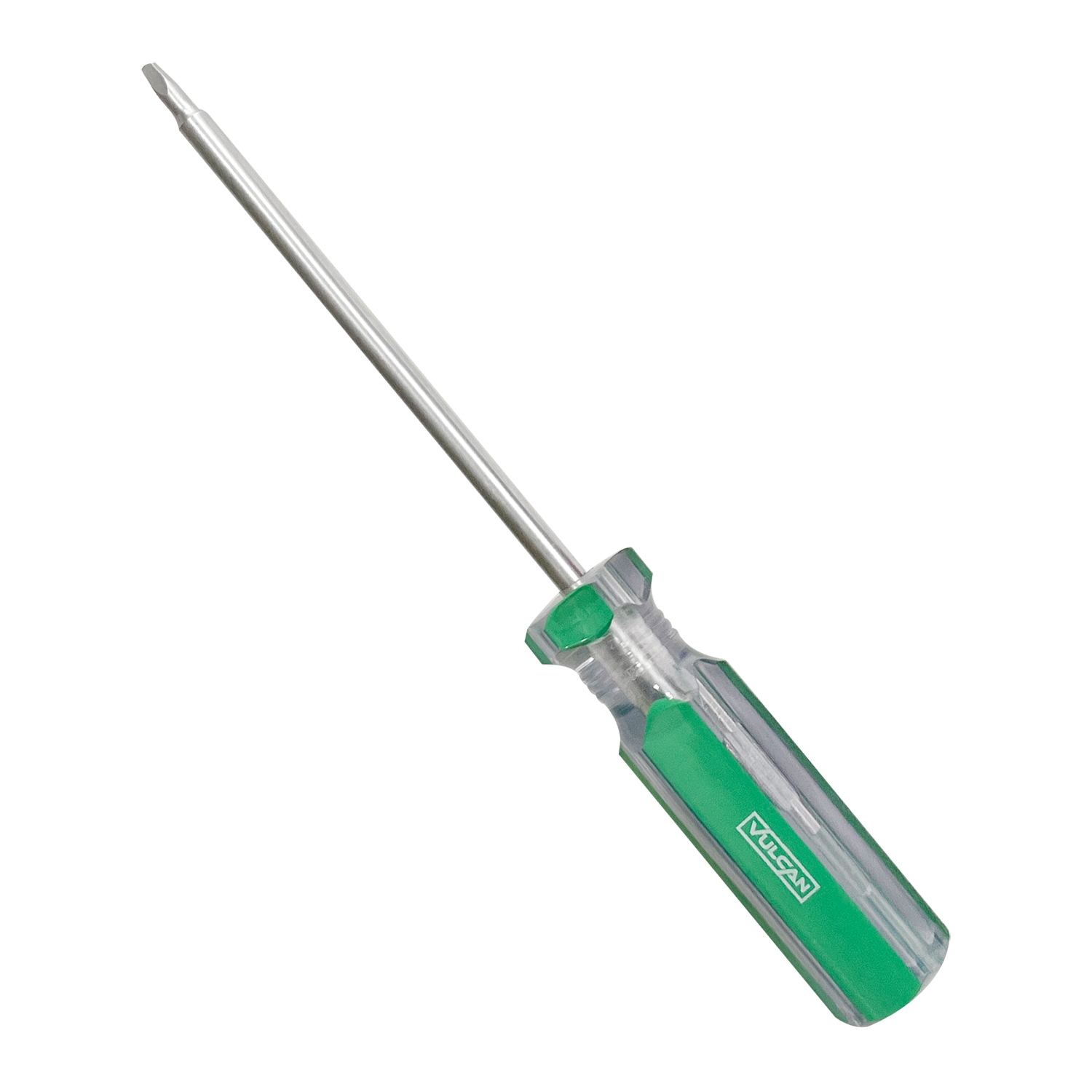 Screwdriver, S1 Drive, Square Drive, 7 in OAL, 4 in L Shank, Plastic Handle
