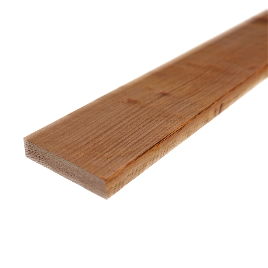 5/4 x 6 x 10, Western Red Cedar, Select Tight Knot, Green, Radius-Milled Edge, Surfaced 4 Sides