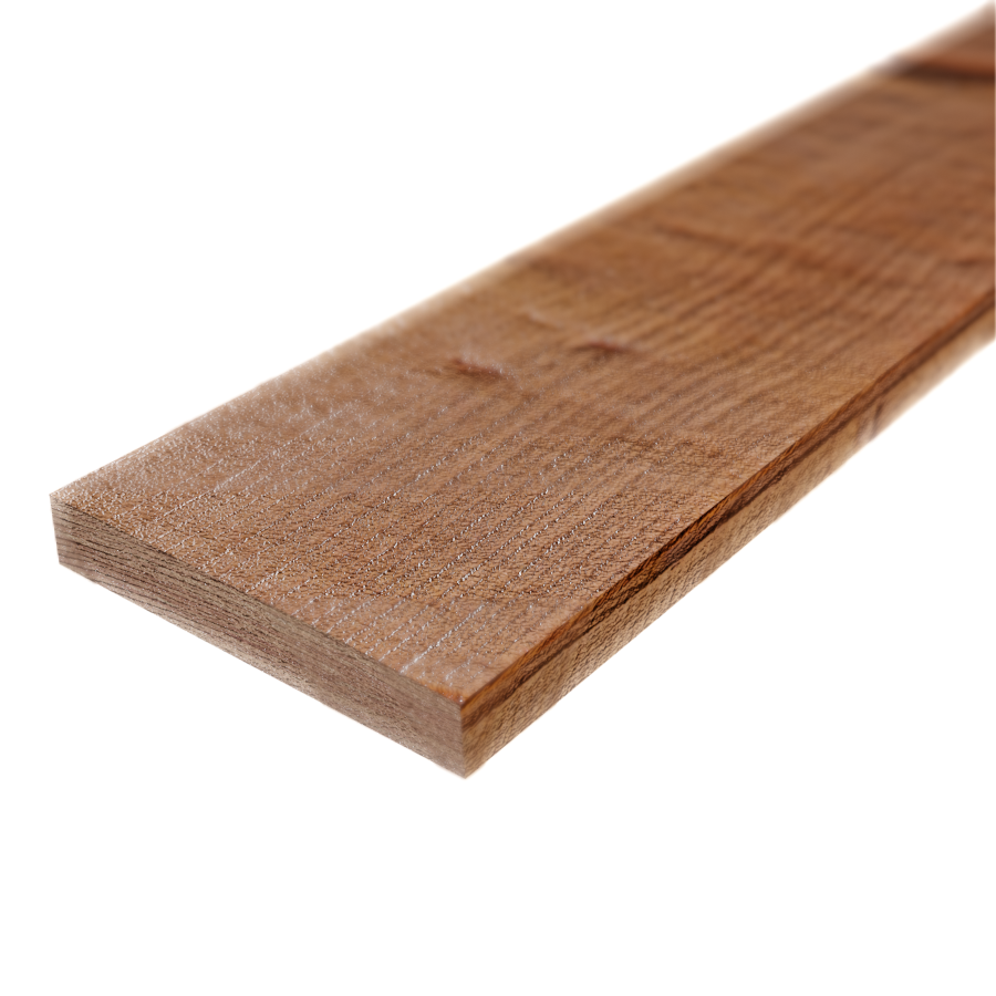 1 x 8 x 8, Aromatic Red Cedar, No. 3 Appearance, Green, Surfaced on 2 Sides