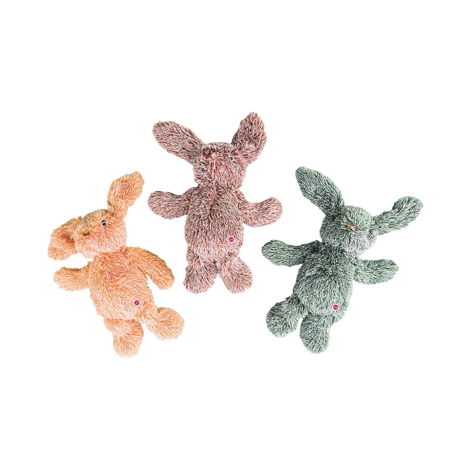Spot 54130 Dog Toy, Plush Toy, Bunny, Assorted