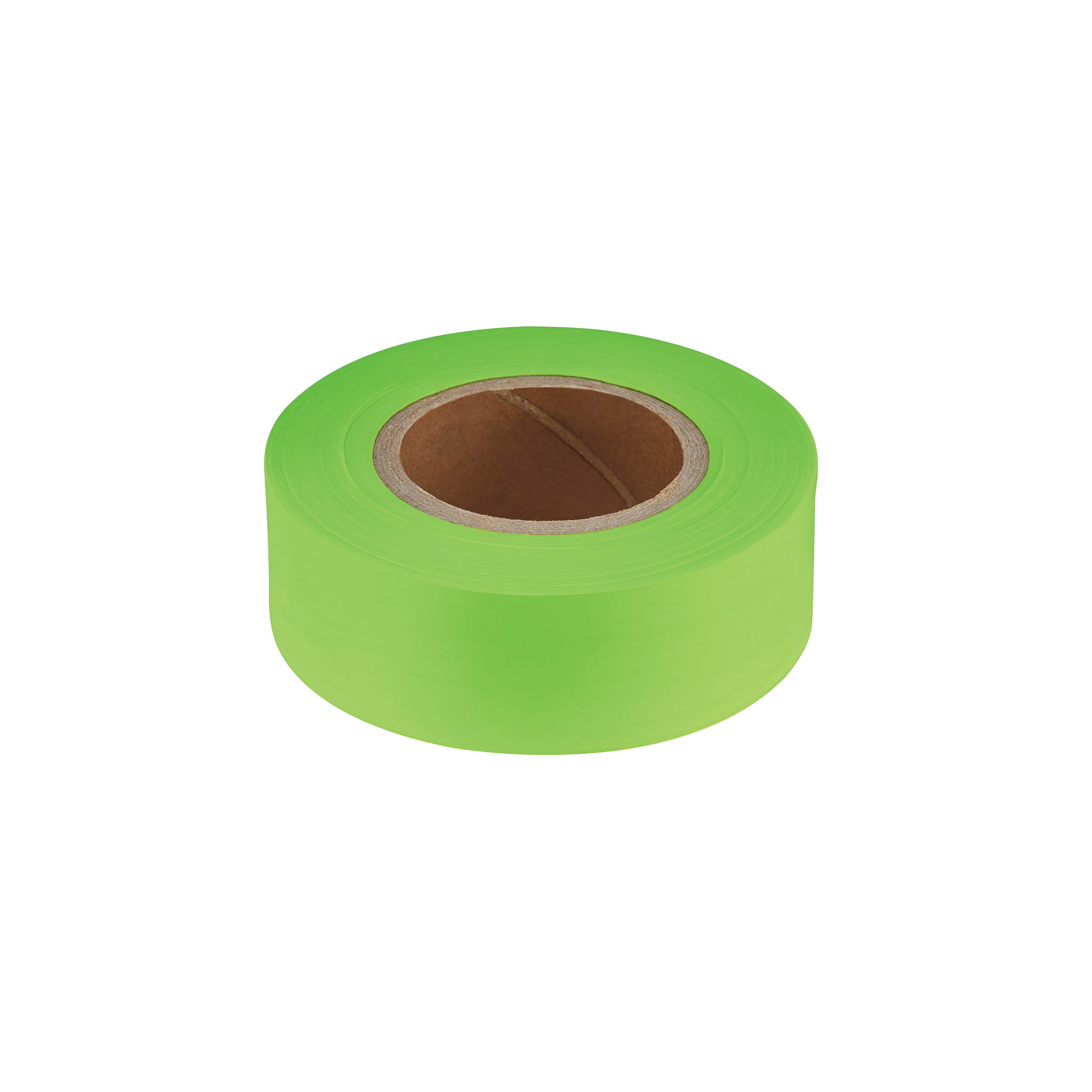 77-001 Flagging Tape, 200 ft L, 1 in W, Lime Green, Plastic