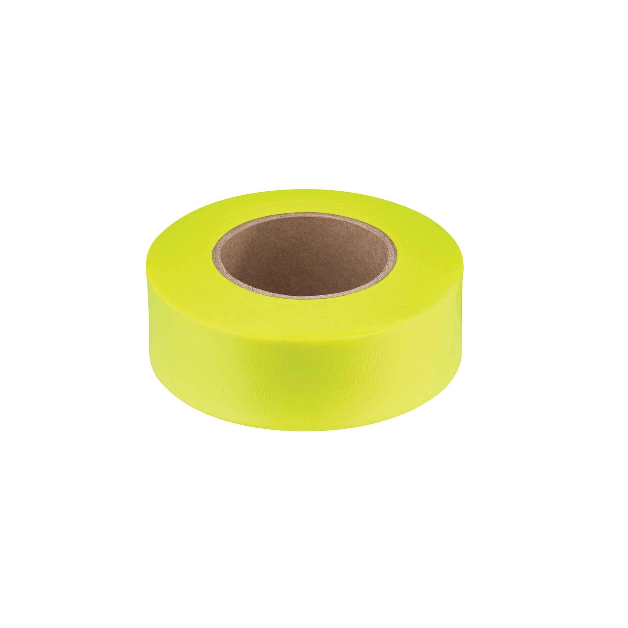 77-004 Flagging Tape, 200 ft L, 1 in W, Yellow, Plastic