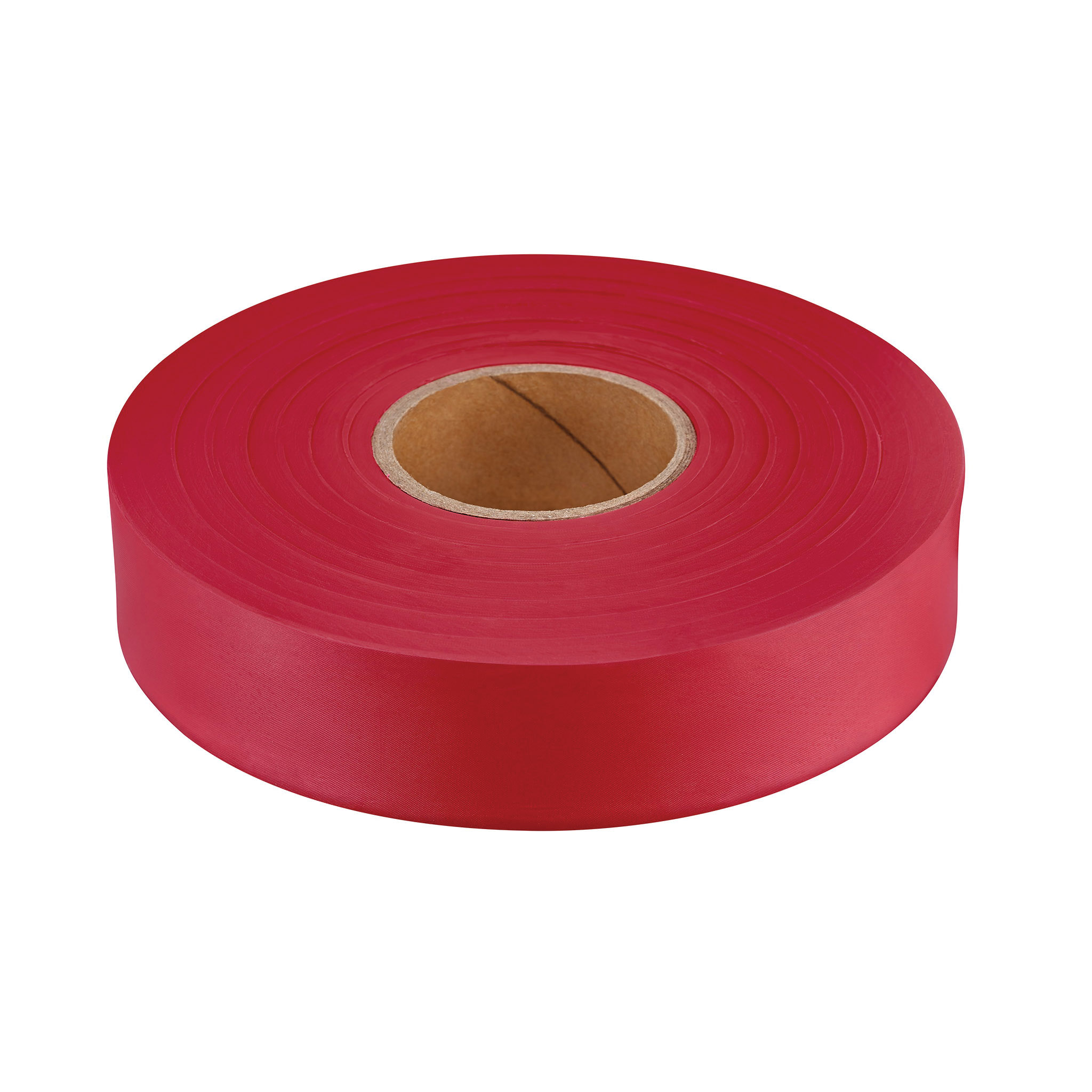 77-067 Flagging Tape, 600 ft L, 1 in W, Red, Plastic