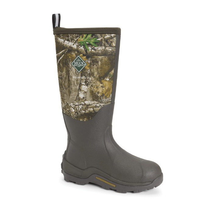 Woody Max Series WDM-RTE-RTR-100 Hunting Boots, 10, Brown/Realtree Edge Camo