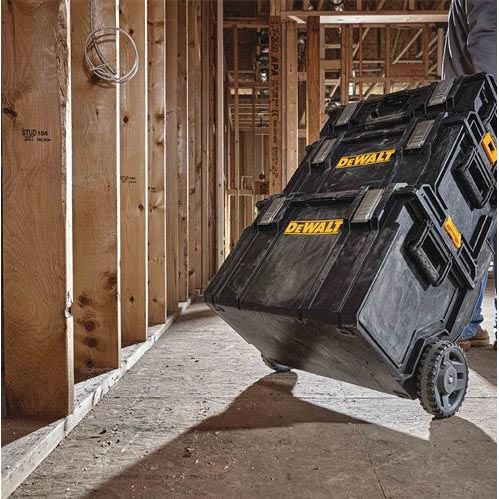 DEWALT ToughSystem Series DWST08250 FG Tool Box, 23-3/8 in L x 18-3/4 in W x 38-7/8 in H Outside