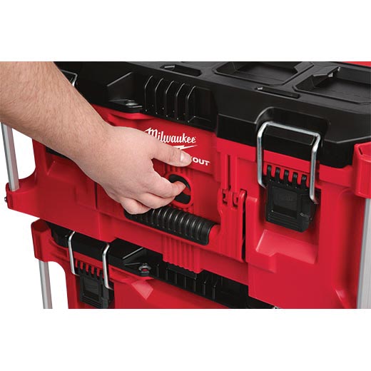 Milwaukee 48-22-8425 Tool Box, 100 lb, Polymer, Red, 22.1 in L x 16.1 in W x 11.3 in H Outside - 4