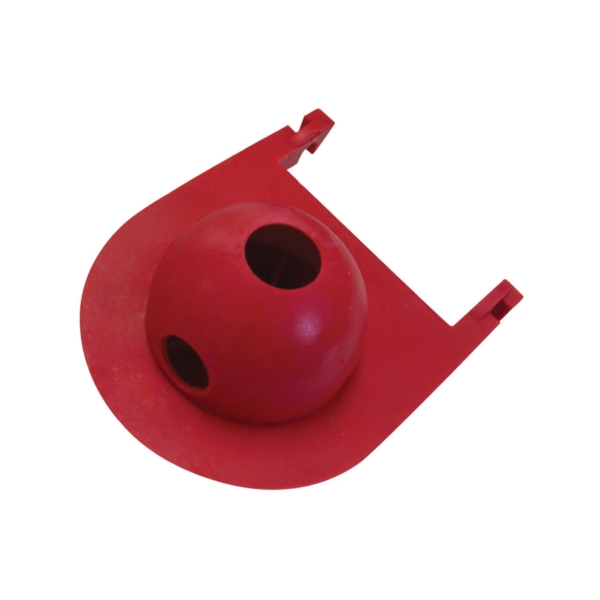 3010BP Toilet Flapper, Specifications: 3-1/4 in, Rubber, Red
