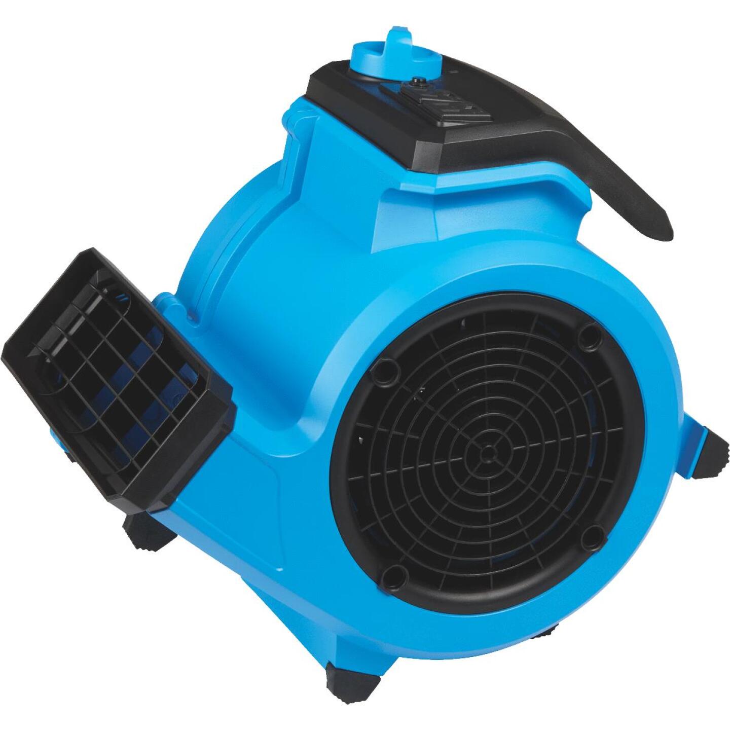 Channellock AM201 2001 Air Mover Blower Fan, 1.3 A, 120 V, 3-Speed, 550 cfm Air, Plastic, Blue