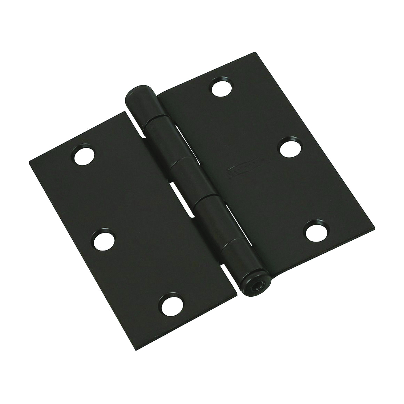 N830-203 Door Hinge, Steel, Oil-Rubbed Bronze, Non-Rising, Removable Pin, Full-Mortise Mounting