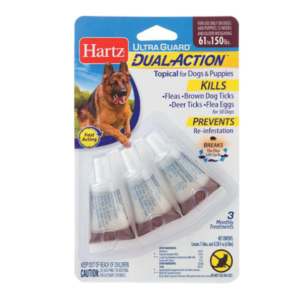 Hartz UltraGuard 3270015651 Topical Flea and Tick Prevention, For: Dogs and Puppies