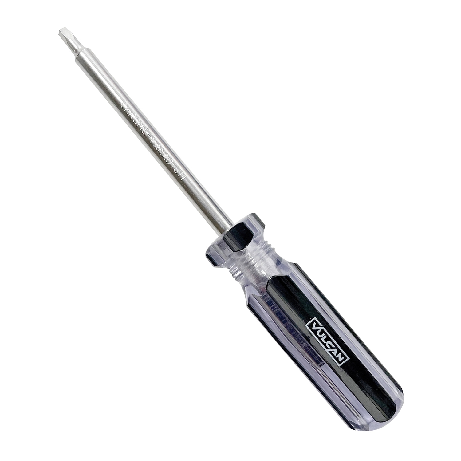 SQ34 Screwdriver, S3 Drive, Square Drive, 8 in OAL, 4 in L Shank, Plastic Handle, Transparent Handle